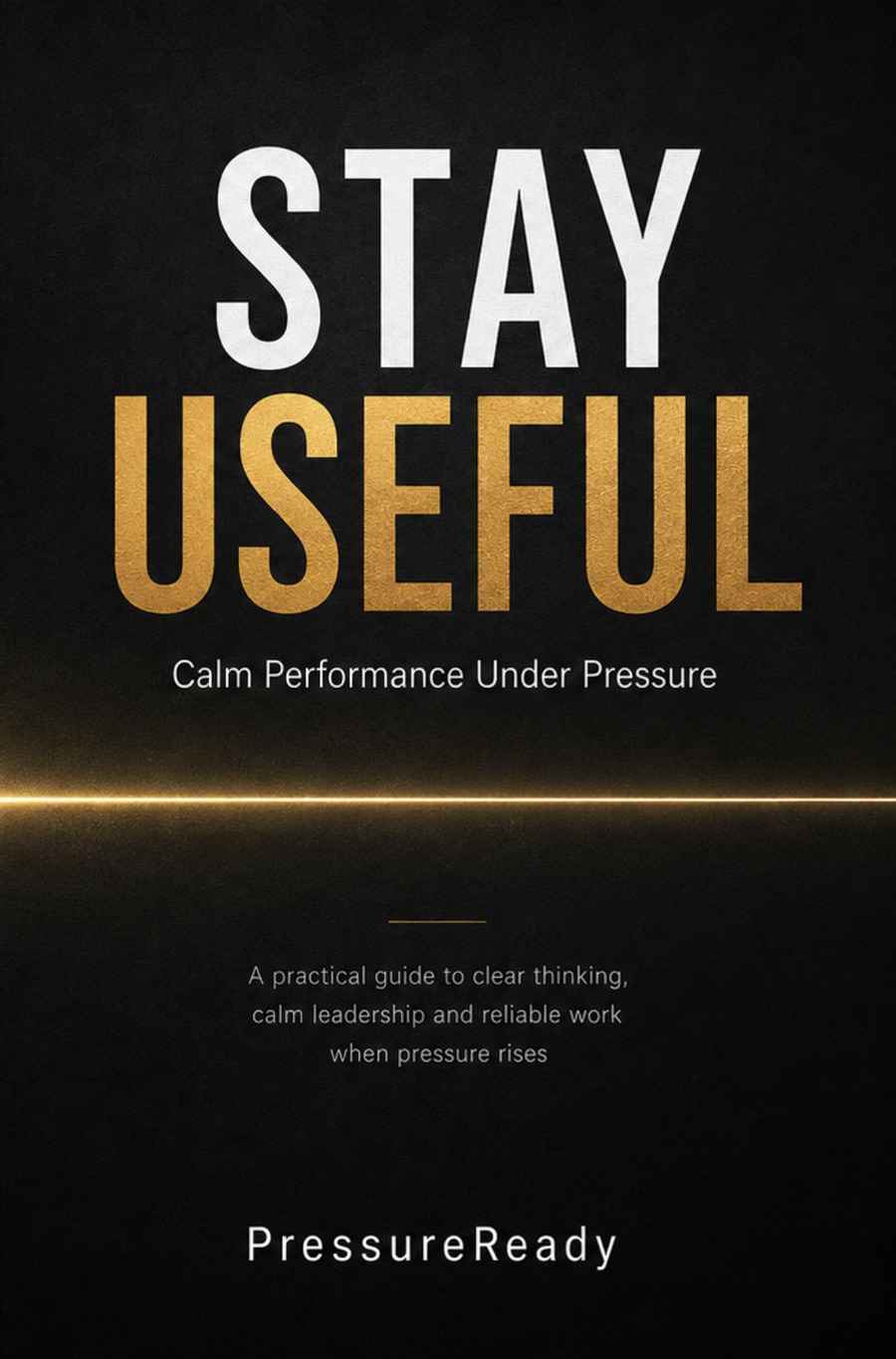 Stay Useful cover